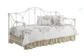 Coaster Halladay Twin Metal Daybed with Floral Frame White Model 300216